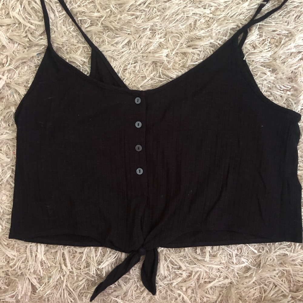 Garage Black Tank Top